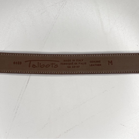 90s Y2K Embossed Leather Belt - Picture 7 of 8